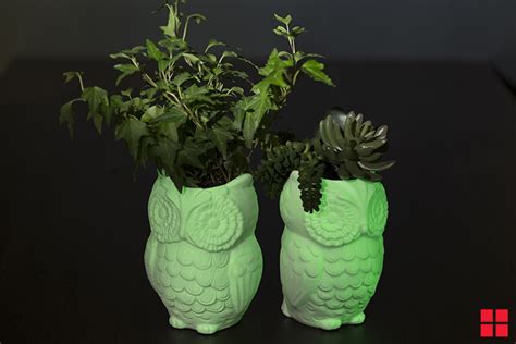 DIY Glow in the Dark Flower Pots