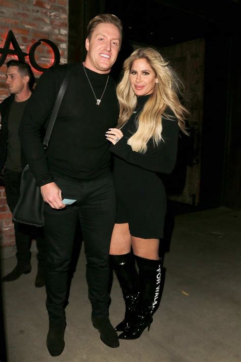 Kim Zolciak and husband Kroy Biermann leaves TAO in Hollywood, Los Angeles