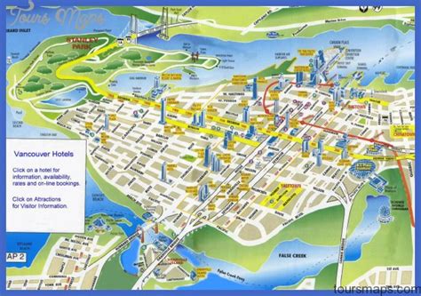 Vancouver Map Tourist Attractions - ToursMaps.com