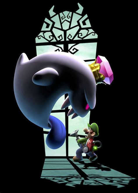 Luigi & King Boo from Luigi's Mansion: Dark Moon | Mario and luigi games, Super mario art, Luigi ...