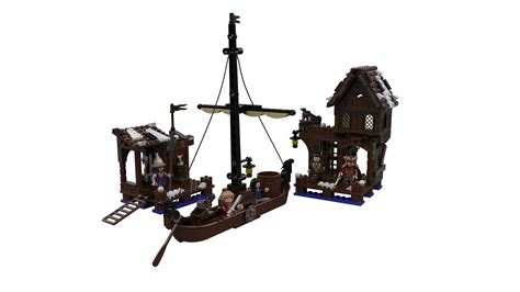 Winter 2013 LEGO The Hobbit Lake Town Chase Set Revealed at SDCC! - Bricks and Bloks