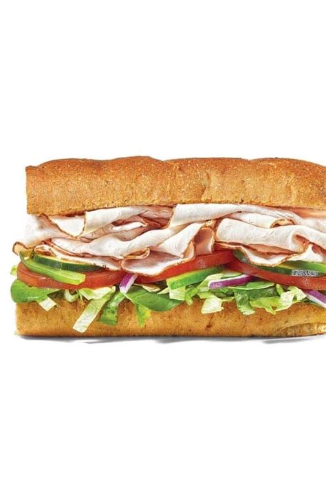 subway oven roasted turkey sub - The Diet Chef