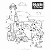 Bob The Builder Scoop Coloring Page Pages sketch template
