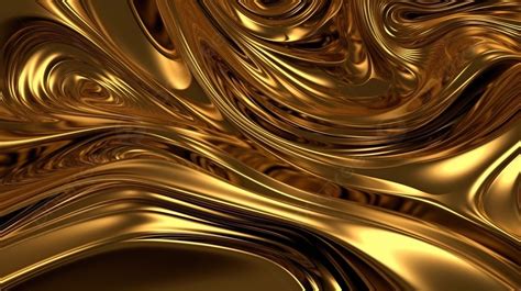 Shimmering Golden Texture In Abstract 3d Rendering Background, Gold Wallpaper, Shiny Texture ...