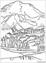 40  Mountains Coloring Pages Free Printable PDF & Online sketch template