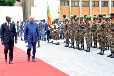 President Kovind visits Presidential Palace of the Marina in Benin