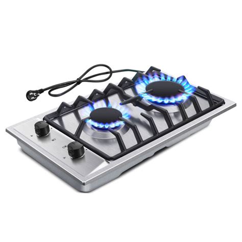 JOEAONZ 2 Burner Cooktop with Dual Size Power Burner | Wayfair