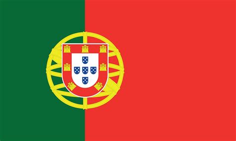 Vector De La Bandera De Portugal Ilustración Del Vector Ilustración ...