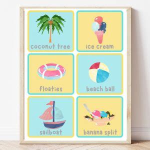 Free Printable Zoom Summer Charades - Sweet Pea