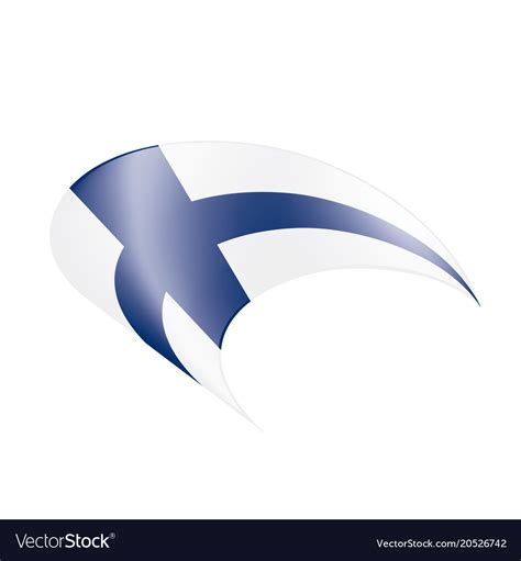 Finland flag Royalty Free Vector Image - VectorStock