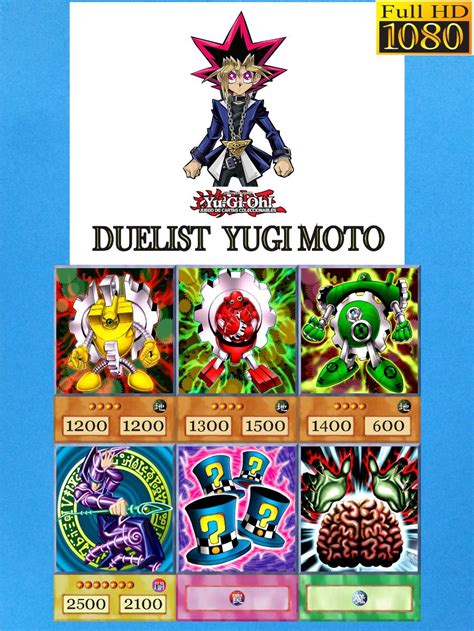 Yugioh Deck Anime Duelist Yugi Moto 36 Cartas Oricas Proxy - $ 30.000 en Mercado Libre