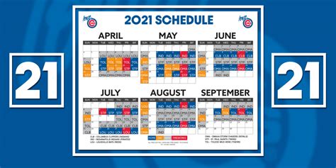 Cubs Schedule 2022 Printable