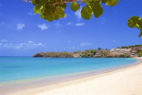 Morne Rouge Beach in Grenada, Caribbean Stock Photo - Image of rouge ...