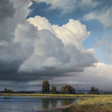 "Approaching Storm" - study | Cloud painting, Sky painting, Landscape ...