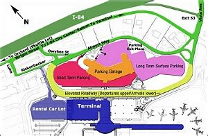 Airport Parking Maps For Boise, Burbank, Burlington, BWI