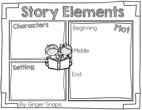 Second Grade Story Element Reference Cards | Free Printable Story Elements Worksheets ...