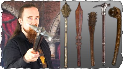 The Pros & Cons of Bludgeons (Maces, Hammers, Sticks, Etc) - YouTube