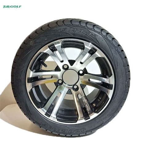 Custom 12 Inch Golf Cart Wheels Tires Ezgo Wheels And Tires Set Of 4 Shiney