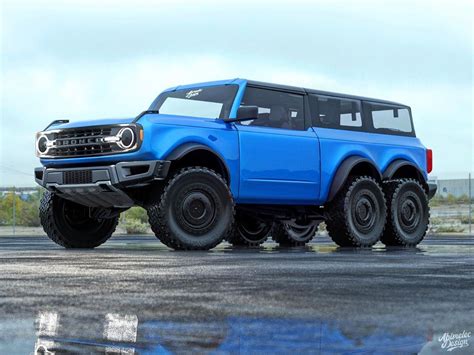 2021 Ford Bronco "6x6" Looks Like a Dune Blaster - autoevolution