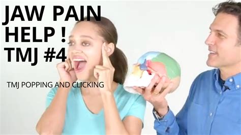 TMJ Exercises #4 | Jaw Popping, Clicking, Cracking and Pain Relief - YouTube