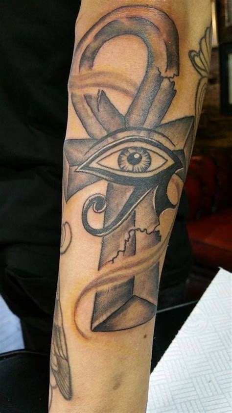 Meaningful Tattoos - egyptian eye and ank tattoo by paul - TattooViral.com | Your Number One ...