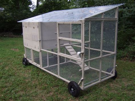 This Mobile Pvc Hideout Chicken Coop Tractor Is An In Depth Diy Project | Images and Photos finder