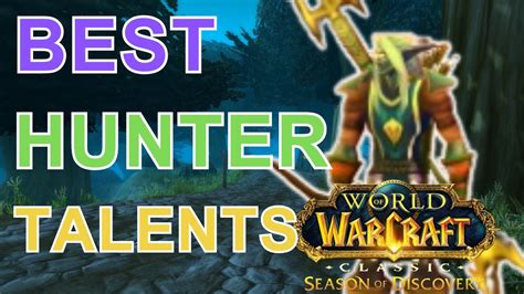 Hunter best talents guide SOD PVE & PVP - all specs - YouTube