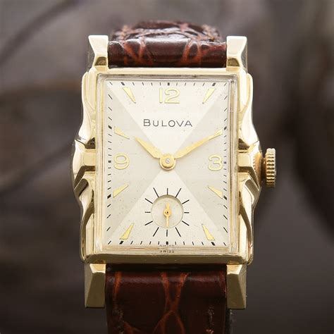 1951 BULOVA Swiss 14K Solid Gold Gents Vintage Watch – empressissi