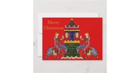 Merry Medieval Christmas Holiday Card | Zazzle.com