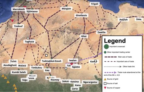 Kingdoms of Ancient and Medieval West Africa & Trade across the Sahara | African Studies Center