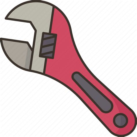 Wrench, adjustable, spanner, hardware, tool icon - Download on Iconfinder