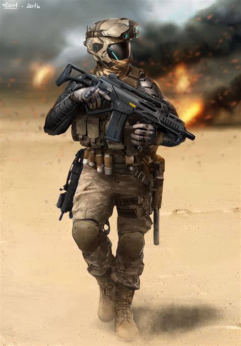 Soldier, Futuristic armor, Sci fi armor