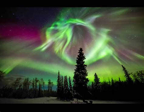 The Northern Lights above the Steese Highway, Fairbanks in Alaska | Northern Lights in pictures ...