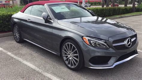 2017 Mercedes C300 Convertible - YouTube