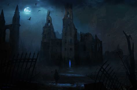 Dark ruins - Massimo Porcella | Concept art tutorial, Concept art ...