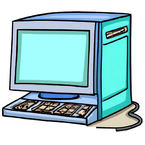 desktop computer cartoon, 22718870 PNG