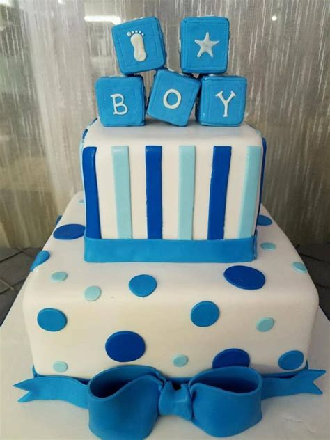 Blue Boy Baby Shower Cake | Baby shower cakes for boys, Special ...