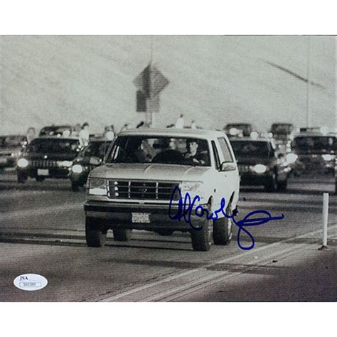 Al Cowlings Signed 8x10 Photo Driving OJ'S White Bronco Police Chase ...