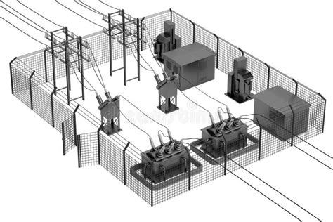 Substation Stock Illustrations – 3,265 Substation Stock Illustrations, Vectors & Clipart ...