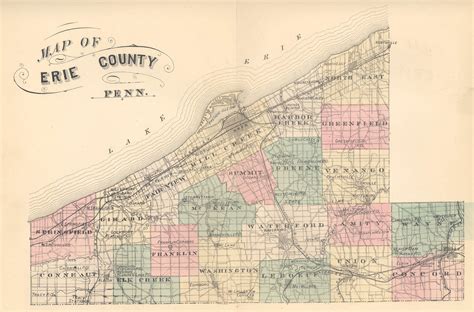 Erie County Pa Map - Black Sea Map