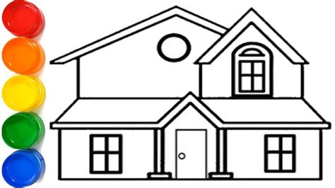 How To Draw A Bungalow Step By Step at Drawing Tutorials