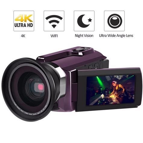 4K Camcorder Video Camera Ultra HD 60 FPS Digital Video Recorder SALE 📱 ...