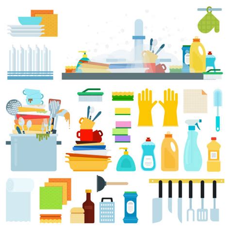 Messy Kitchen Clipart Borders