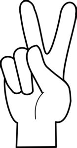 PEACE SIGN CARTOON HANDS - ClipArt Best