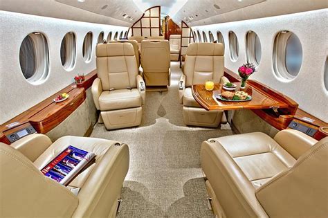 Falcon 7x interior photos