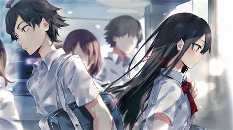 Hikigaya Hachiman & Yukinoshita Yukino | Gambar anime, Ilustrasi karakter, Animasi