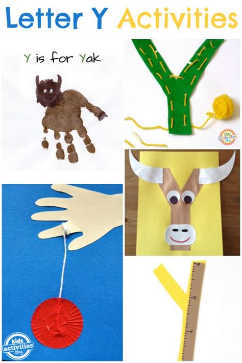 20+ Letter Y Crafts & Activities - Preschoolers Learn the Alphabet ...