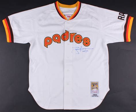 Tony Gwynn Signed Padres Throwback Jersey Inscribed "HOF 07" (JSA COA ...