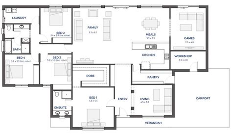 34++ House plans with wide frontage ideas