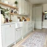 White Cabinets With Wooden Shelves - Soul & Lane